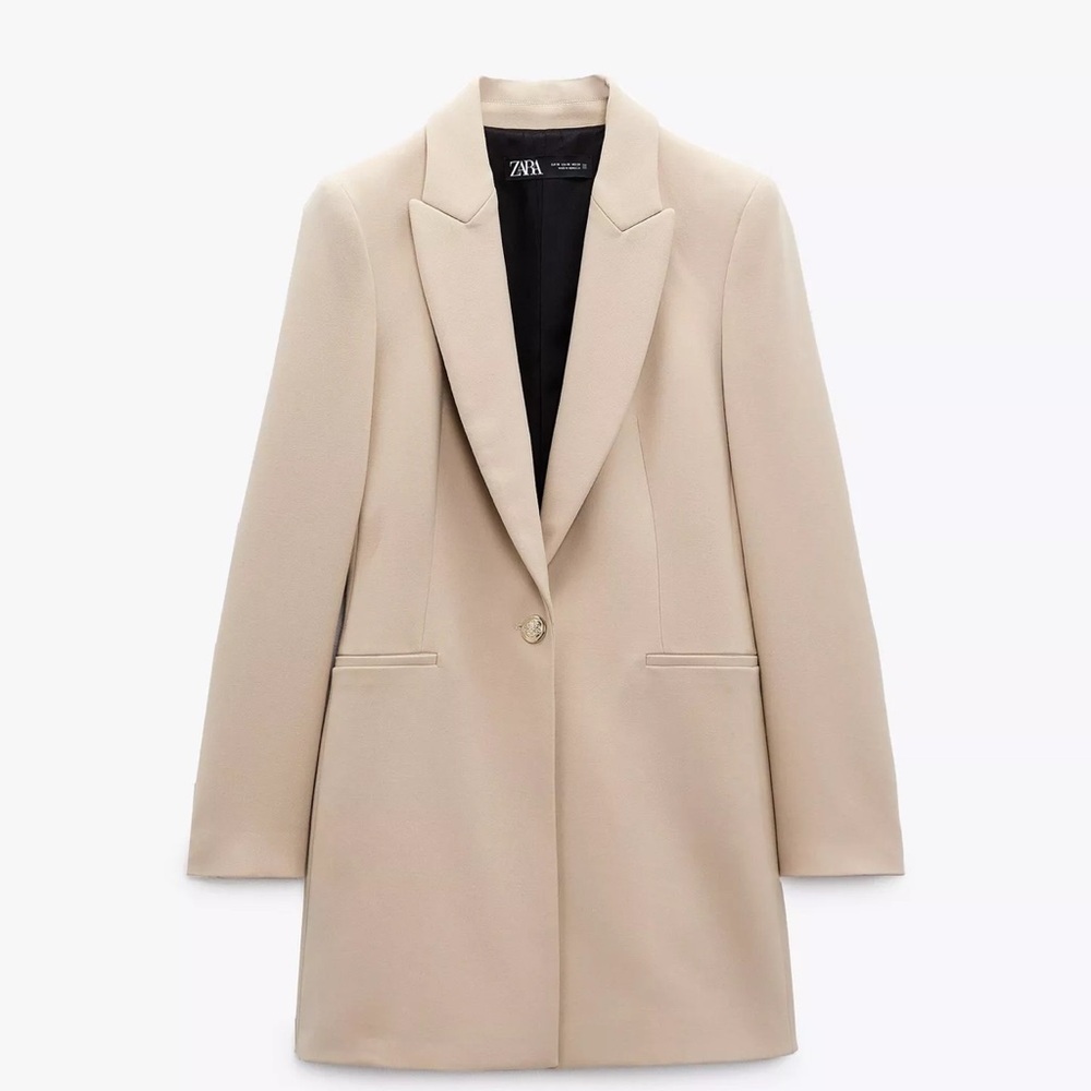 NWT long fitted blazer size XS